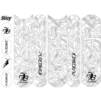 Slicy Kit de protections Sublimistick PureBike (12 patchs) - Purebike
