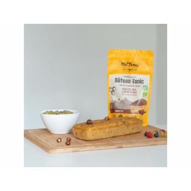 Meltonic Gâteau énergétique Tonic Bio saveur Noisette et Miel - Purebike