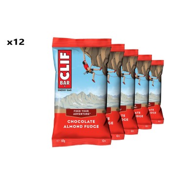 Clif Boite de 12 barres énergétiques goût chocolat amandes - PureBike