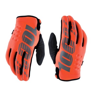 Gants Brisker - Orange - Taille S - Gants pour cycliste - Equipement pour cycliste - Purebike - Materiel Velo, Accessoires VTT E