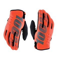 Gants Brisker - Orange - Taille S - Gants pour cycliste - Equipement pour cycliste - Purebike - Materiel Velo, Accessoires VTT E