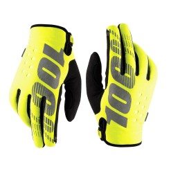 Gants Brisker - Jaune - XL - Gants pour cycliste - Equipement pour cycliste - Purebike - Materiel Velo, Accessoires VTT Equipeme