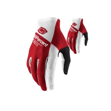 Gants Celium Argent Rouge - Taille S - Purebike