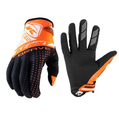 Kenny Gants Brave Orange pour vélo VTT - Purebike