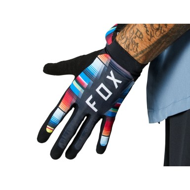 Fox Gants Flexair Noir Rainbow - Purebike