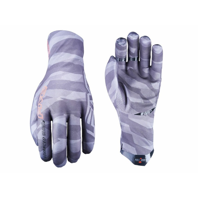 Five Gants Mistral Infinium Stretch Camo Gris/Rouge - Purebike