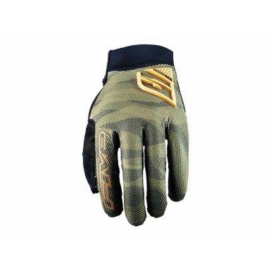 Five Gants XR-Pro Bleu kaki/Orange fluo - Purebike