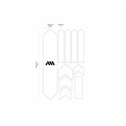 All Mountain Style Kit protections de cadre Extra 10 pièces - Maze - Purebike