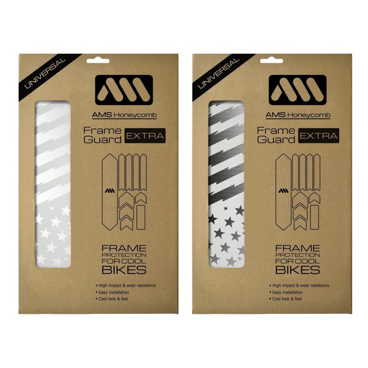 All Mountain Style Kit protections de cadre Extra 10 pièces - Patriot - Purebike