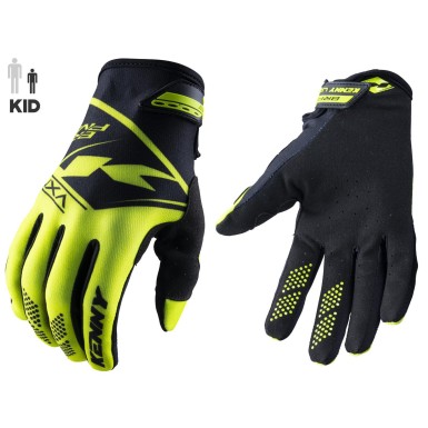 Kenny Gants Brave Enfant Jaune Fluo - Purebike