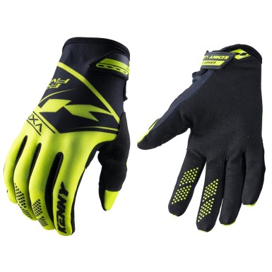 Kenny Gants Brave Jaune Fluo - Purebike