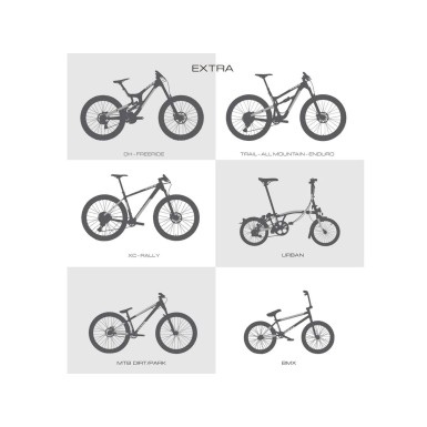 All Mountain Style Kit protections de cadre Extra 10 pièces - Red Bull Rampage - Purebike