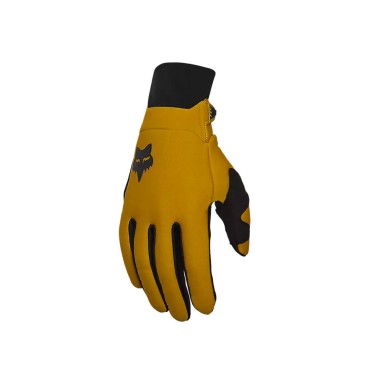 Fox Gants Defend Thermo - Mustard - Purebike