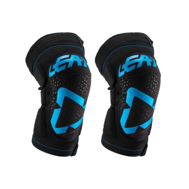 Leatt Genouillères 3DF 5.0 ZIP Bleu / Noir - Purebike