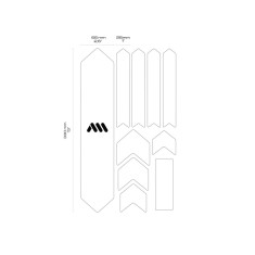 All Mountain Style Kit protections de cadre Extra 10 pièces - Stranger Things Lights - Purebike