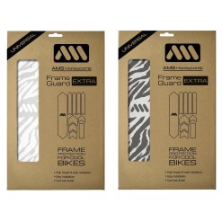 All Mountain Style Kit protections de cadre Extra 10 pièces - Zebra - Purebike