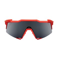 Lunettes Speedcraft Soft Tact Coral - Black Mirror - Purebike