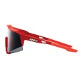 Lunettes Speedcraft Soft Tact Coral - Black Mirror - Purebike