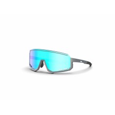 Magicshine Lunettes Sprinter Photochromic SP001CB Gris/Noir - Ecran Bleu Miroir - Purebike