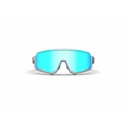 Magicshine Lunettes Sprinter Photochromic SP001CB Gris/Noir - Ecran Bleu Miroir - Purebike