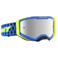 Kenny Masque Performance Level 2 Bleu Jaune Fluo - Purebike