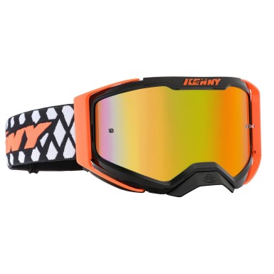 Kenny Masque Performance Level 2 Noir Orange Fluo - Purebike