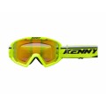 Kenny Masque Track + Neon Yellow - Ecran Rouge - Purebike