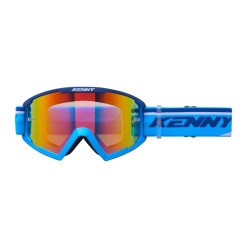 Kenny Masque Track + Enfant Navy Blue - Ecran Rouge - Purebike