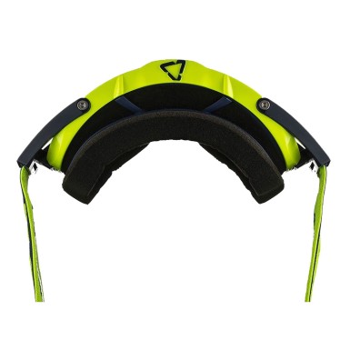 Leatt Masque Velocity 6.5 Iriz - Bleu Marine/Lime - Ecran Violet - Purebike