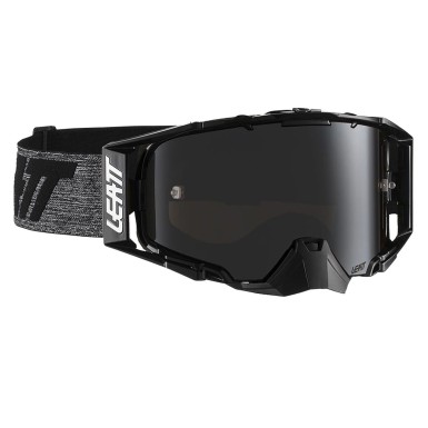 Leatt Masque Velocity 6.5 Iriz - Noir/Gris - Ecran platinium - Purebike