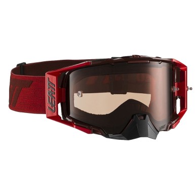 Leatt Masque Velocity 6.5 - Rubis/Rouge - Ecran rose - Purebike