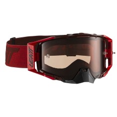 Leatt Masque Velocity 6.5 - Rubis/Rouge - Ecran rose - Purebike