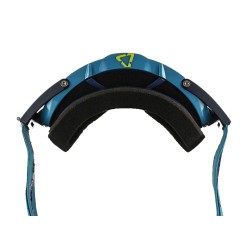 Leatt Masque Velocity 6.5 - Bleu Marine/Bleu Clair - Ecran gris - Purebike