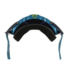 Leatt Masque Velocity 6.5 - Bleu Marine/Bleu Clair - Ecran gris - Purebike