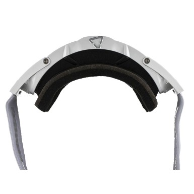 Leatt Masque Velocity 6.5 - Blanc/Gris - Ecran gris clair - Purebike