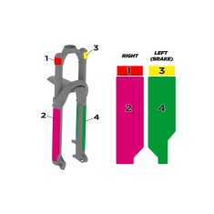 Slicy Kit de protections de fourche Universal - Purebike