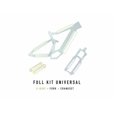Monkey Products Kit de protection universel e-Bike - Cadre, Fourche et Pédalier - Purebike