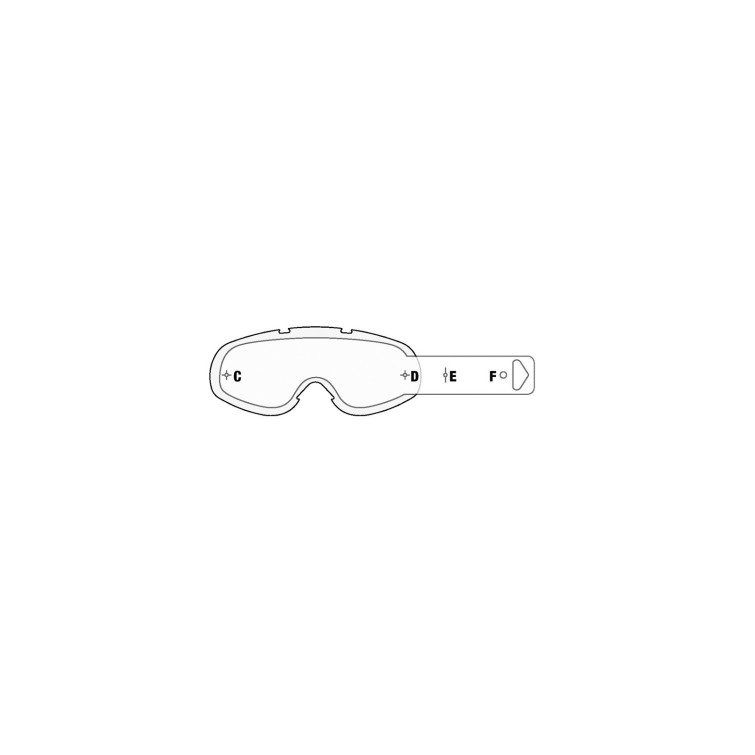 Kit écran + Tear off - Pièces détachées pour masques et lunettes de cycliste - Purebike - Materiel Velo, Accessoires VTT Equipem