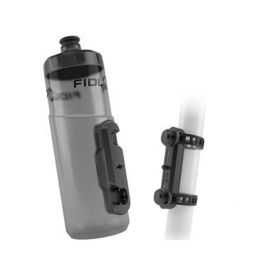 Bidon Twist 600ml avec fixation magnétique Universelle - Noir Fumé