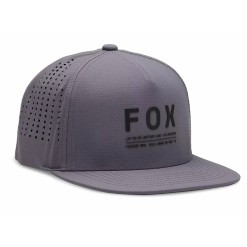 Fox Casquette Non Stop Tech Snapback - Steel Grey - Purebike