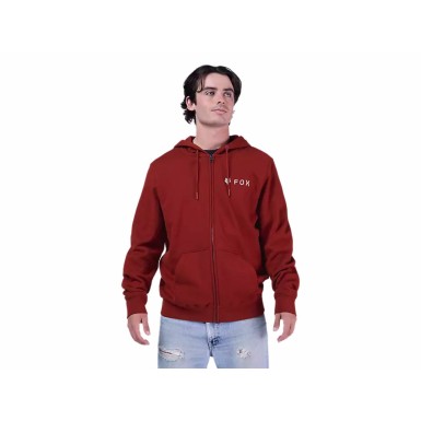 Fox Sweat à capuche zippé Absolute - Rust - Purebike