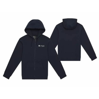 Fox Sweat à capuche zippé Absolute - Bleu nuit - Purebike