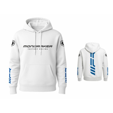 Mondraker Sweatshirt à capuche MFR - Blanc - Purebike