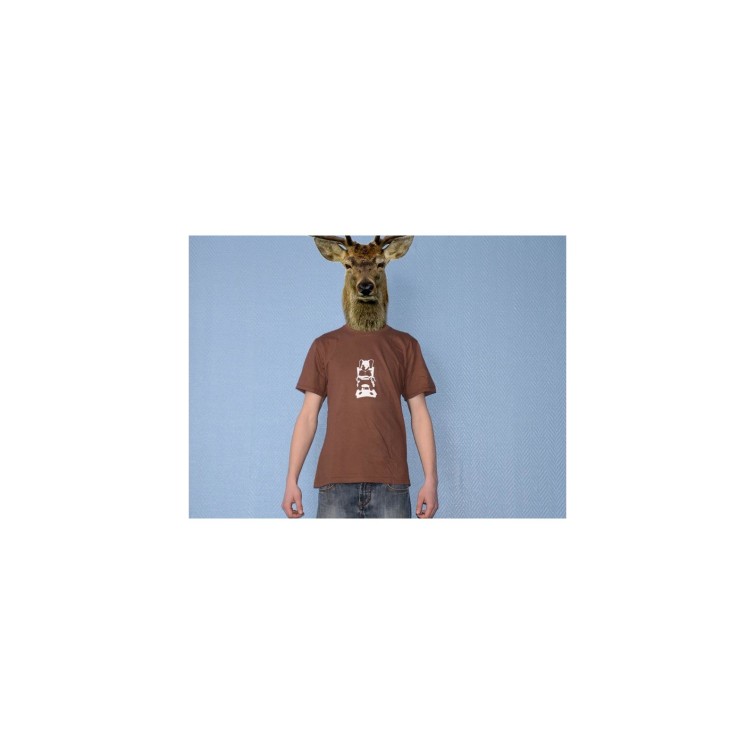 T-shirt Couloir de l'Amour Chocolat - Tee shirt pour cycliste - Equipement pour cycliste - Purebike - Materiel Velo, Accessoires