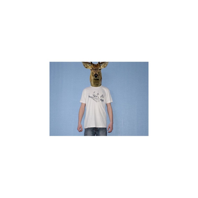 T-shirt Pure Factory Blanc - Tee shirt pour cycliste - Equipement pour cycliste - Purebike - Materiel Velo, Accessoires VTT Equi