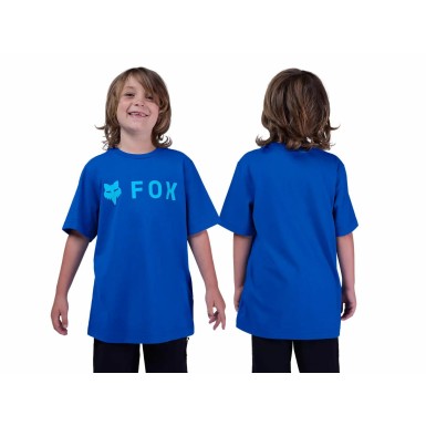 Fox T-shirt enfant Absolute - Bleu - Purebike