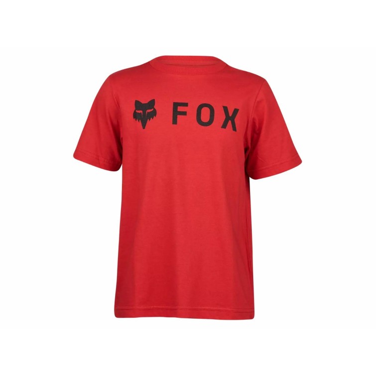 Fox T-shirt enfant Absolute - Rouge Flamme - Purebike