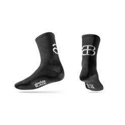 Absolute Black Chaussettes Hautes Bike Socks Noir - Purebike