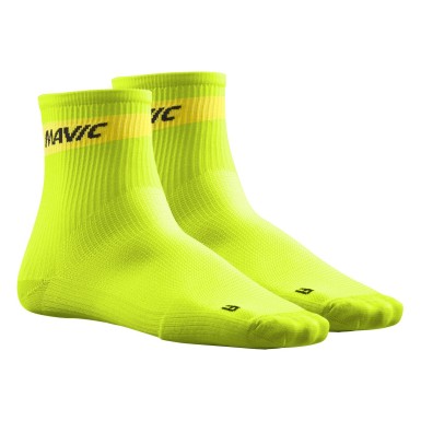 Mavic Chaussettes Cosmic Medium Vert Lime - Purebike