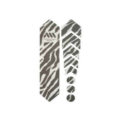Kit protections de cadre Basic 9 pièces - Zebra - Kits de Protection des cadres et fourches VTT  - Purebike - Materiel Velo, Acc